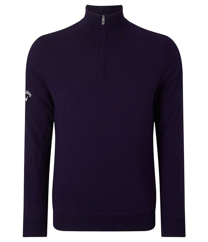 Callaway Windstopper 1/4 Zip pánský svetr, peacoat