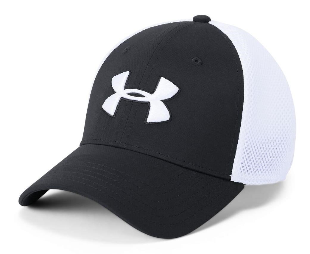 Under Armour Microthread Mesh pánská kšiltovka, černo/bílá