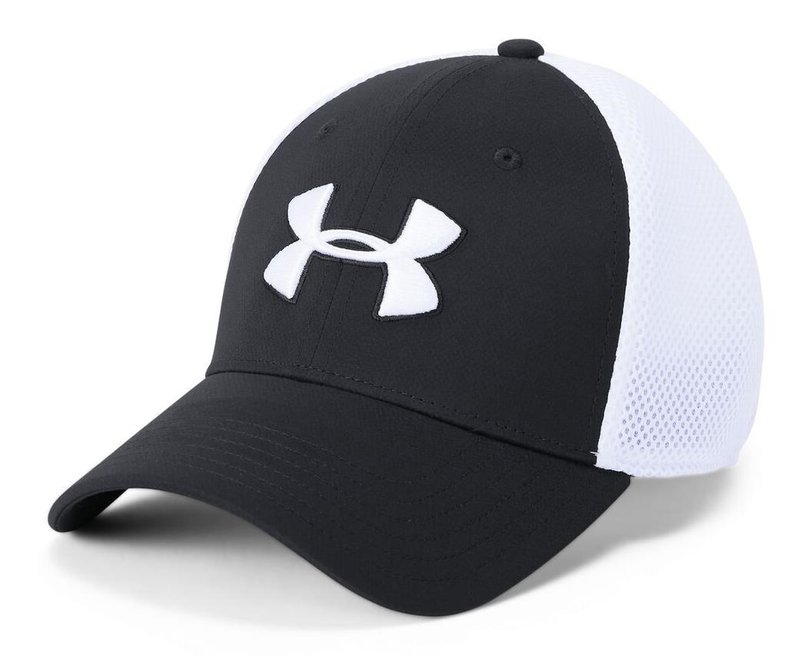 Under Armour Microthread Mesh pánská kšiltovka, černo/bílá
