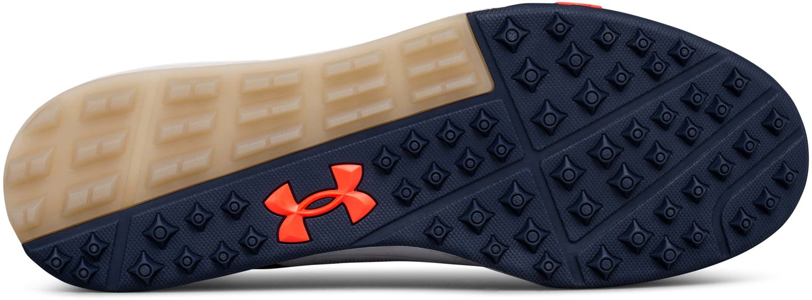 Under Armour Tempo Hybrid 2 pánské golfové boty, bílo/modré