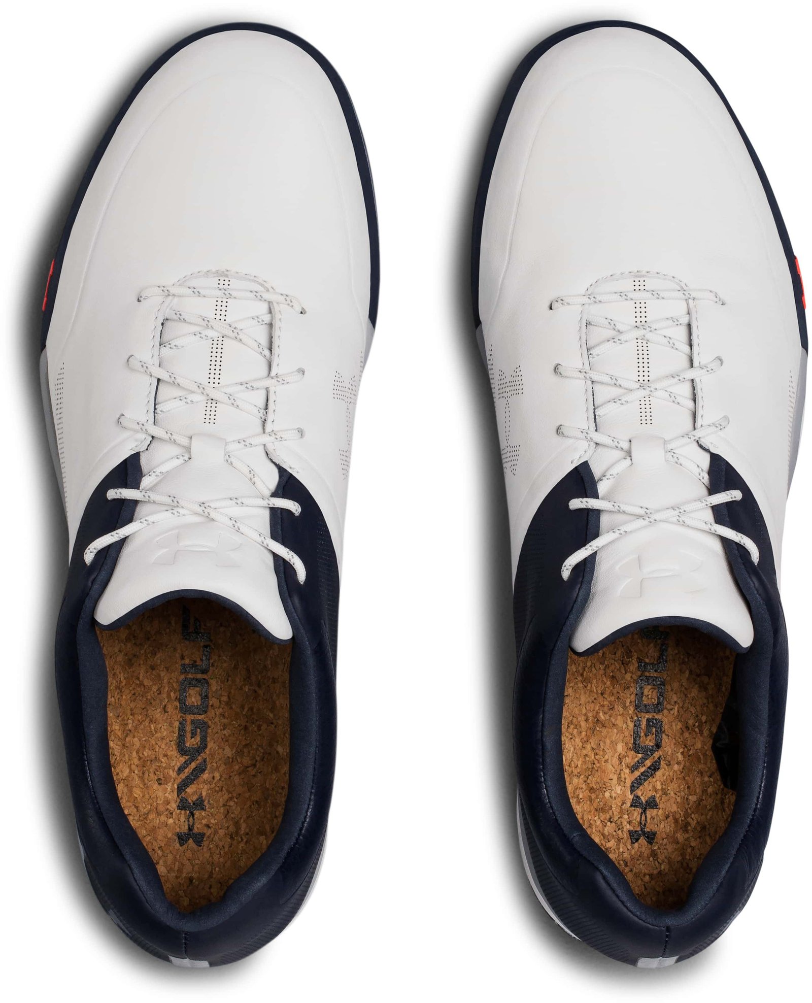 Under Armour Tempo Hybrid 2 pánské golfové boty, bílo/modré