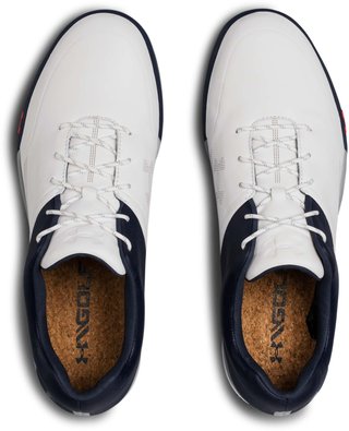 Under Armour Tempo Hybrid 2 pánské golfové boty, bílo/modré