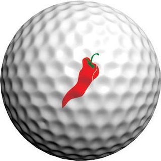 Masters Golfdotz samolepky na míčky, Red Hot Chilli Peppers (paprička), 24ks