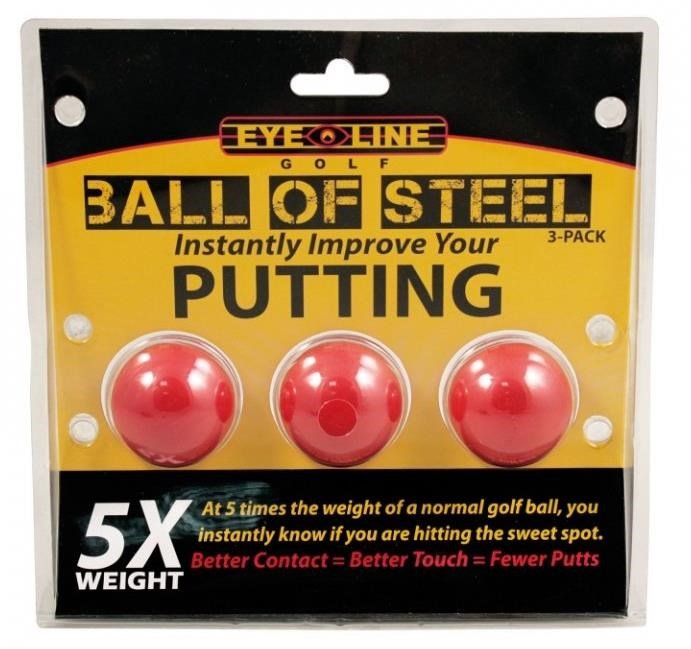 Eye-Line Ball of Steel tréninkové ocelové míčky, 3ks