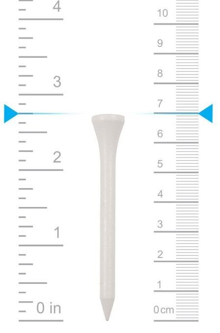 Masters White Wooden Tees, 70mm, 20ks