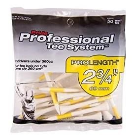 Pride Professional Tees dřevěná týčka, 69mm, 20ks