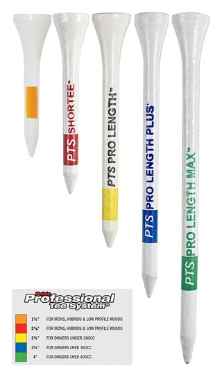 Pride Professional Tees dřevěná týčka, 38mm, 90ks