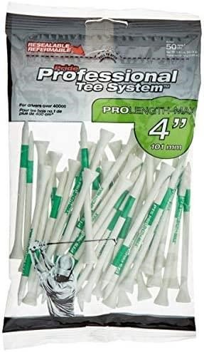 Pride Professional Tees dřevěná týčka, 101mm, 50ks