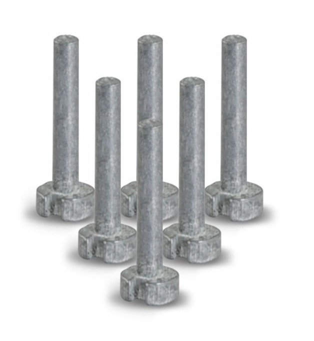 Masters Plug Weight Graphite - 4g (balení 6 ks)