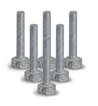 Masters Plug Weight Graphite - 4g (balení 6 ks)