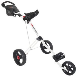 Masters 5 Series 3-wheel manuální golfový vozík, bílý