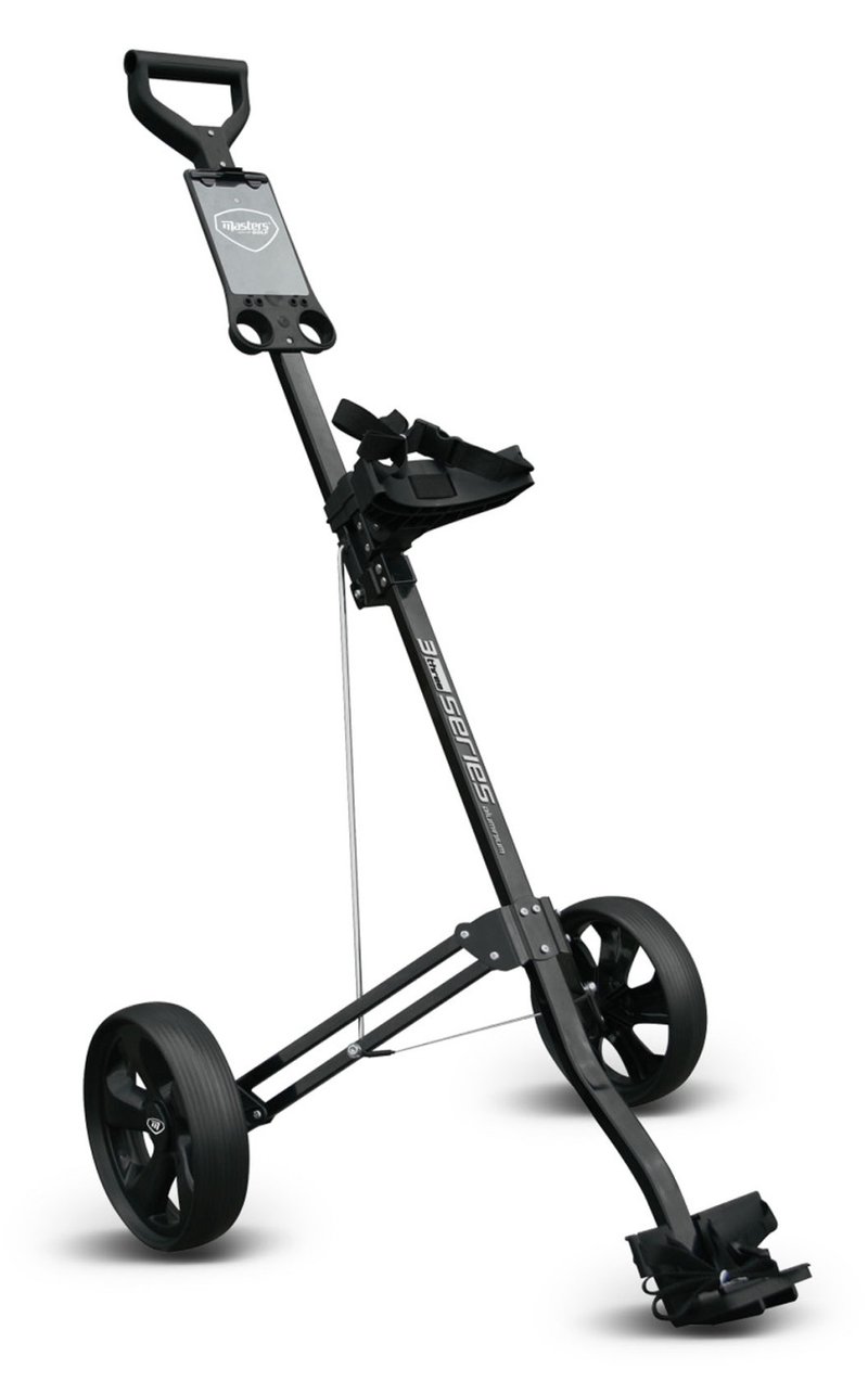 Masters Golf 3 Series Aluminium 2 Wheel manuální vozík, černý