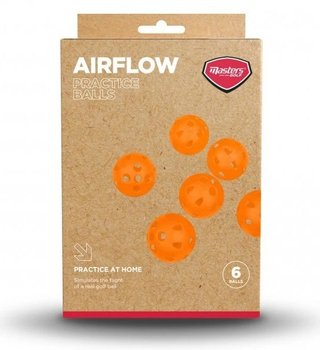 Masters Airflow XP plastové tréninkové míčky, 6ks, oranžové