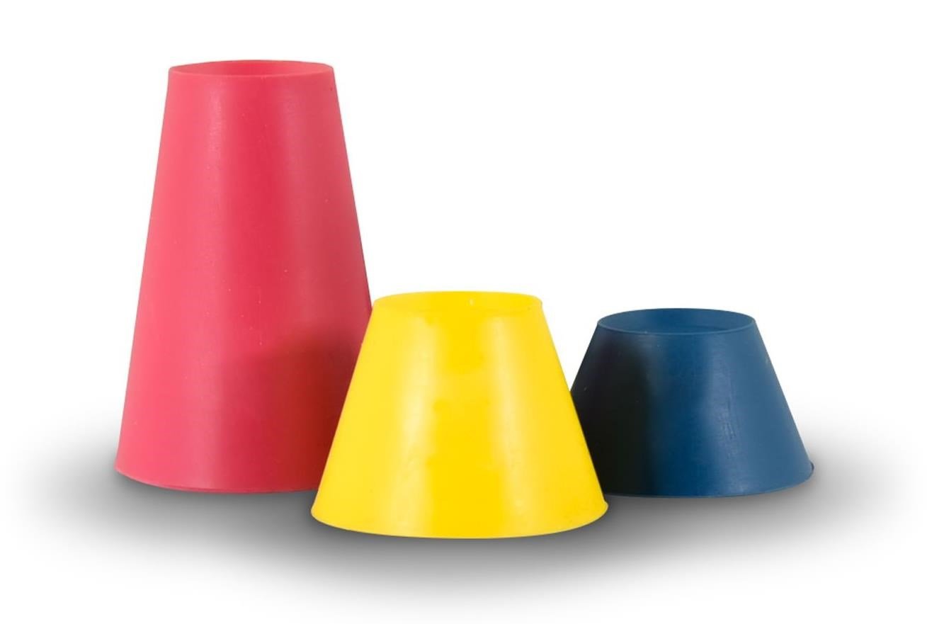 Masters Golf Jumbo Pyramid Tee Stringed gumová týčka, 3ks