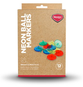 Masters Golf Neon Ball Markers markovátka, 12ks