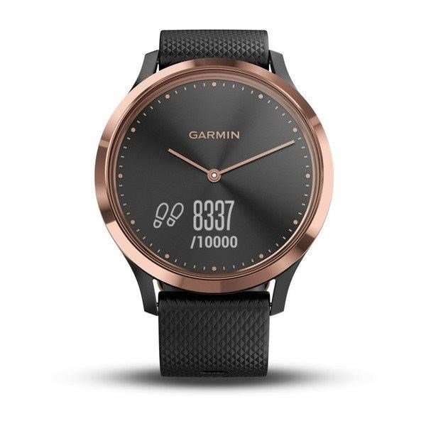 Garmin vívomove Optic Sport Rose Gold Black hodinky, S/M