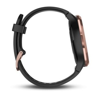 Garmin vívomove Optic Sport Rose Gold Black hodinky, S/M