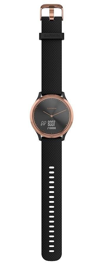 Garmin vívomove Optic Sport Rose Gold Black hodinky, S/M