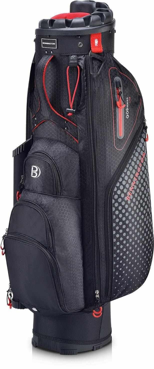 Bennington QO 9 Lite cart bag, black/red