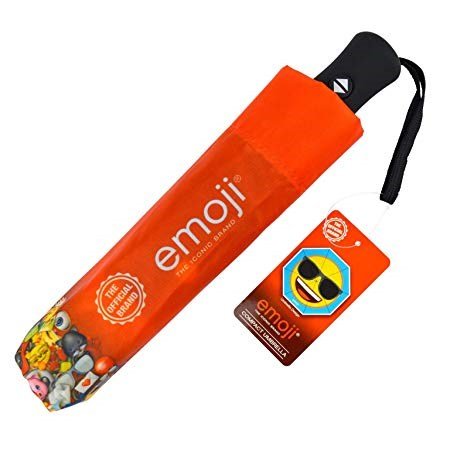 Emoji AutoFold Compact deštník, Face Sunglasses