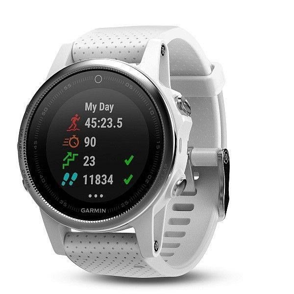 Garmin fenix5S Silver Optic GPS chytré hodinky