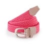 Dámský opasek PING Stretch Webbing v barvě Flamingo – přední pohled