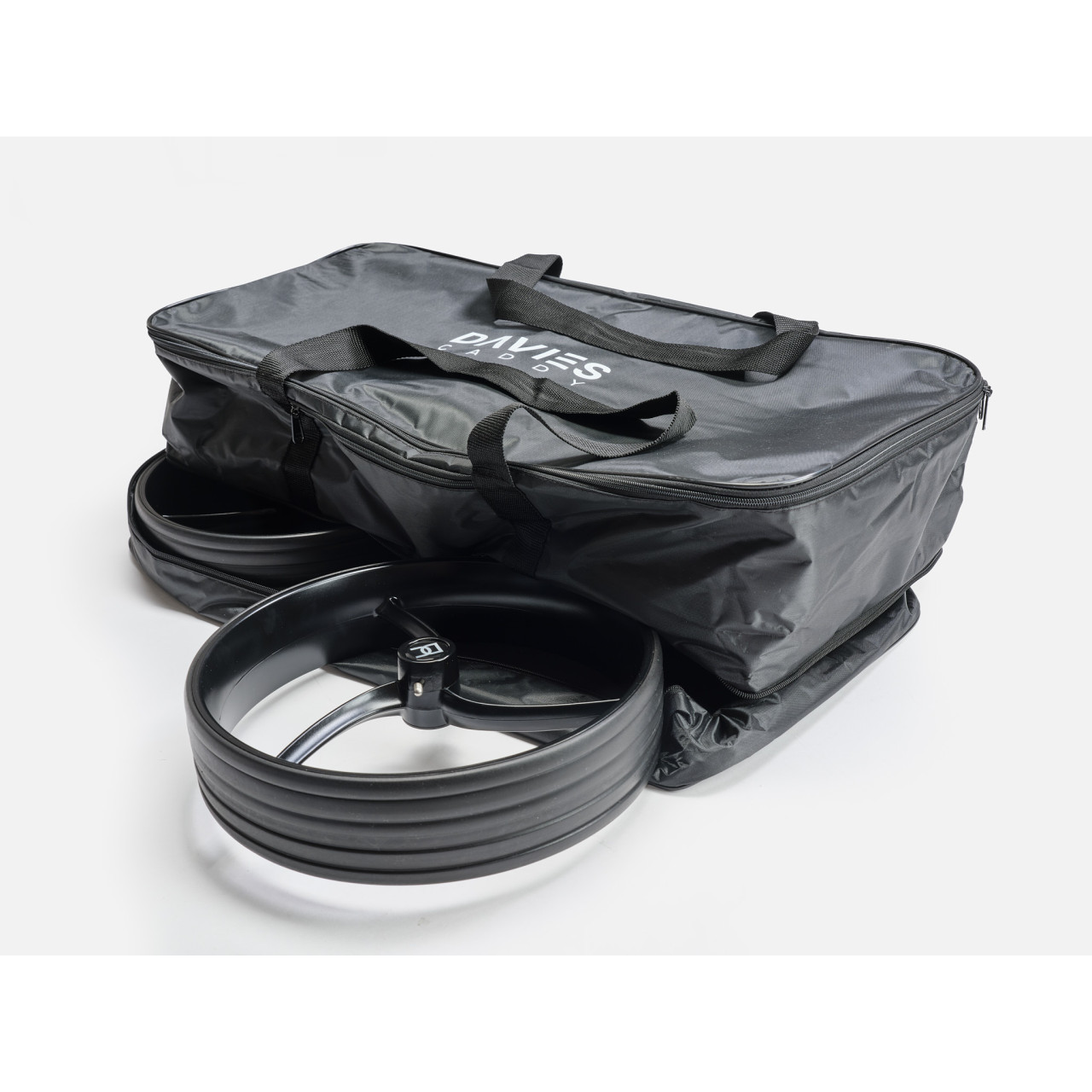 Detail kompletního vnitřního polstrování tašky Davies Caddy DCBAG