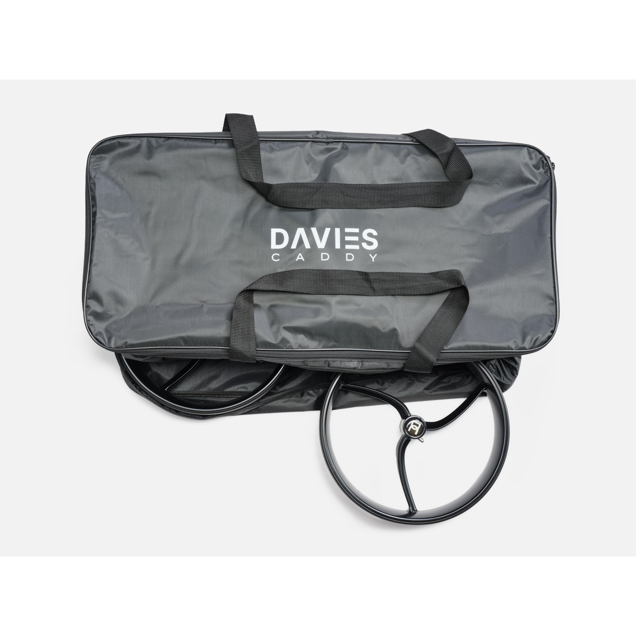 Otevřená přepravní taška Davies Caddy DCBAG s pohledem na vnitřní polstrování