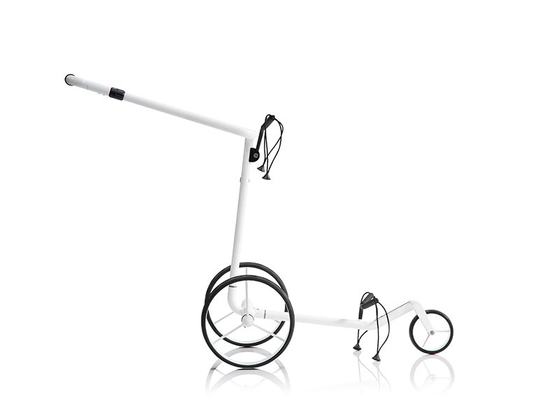 Profilový pohled na JuCad Carbon Travel Bianco SV 3.0 s integrovanou baterií