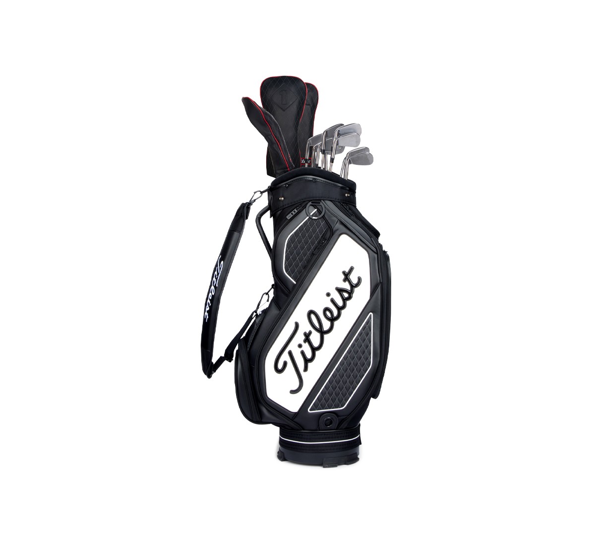 Titleist Tour Series Midsize Bag černo-bílý — design inspirovaný tour