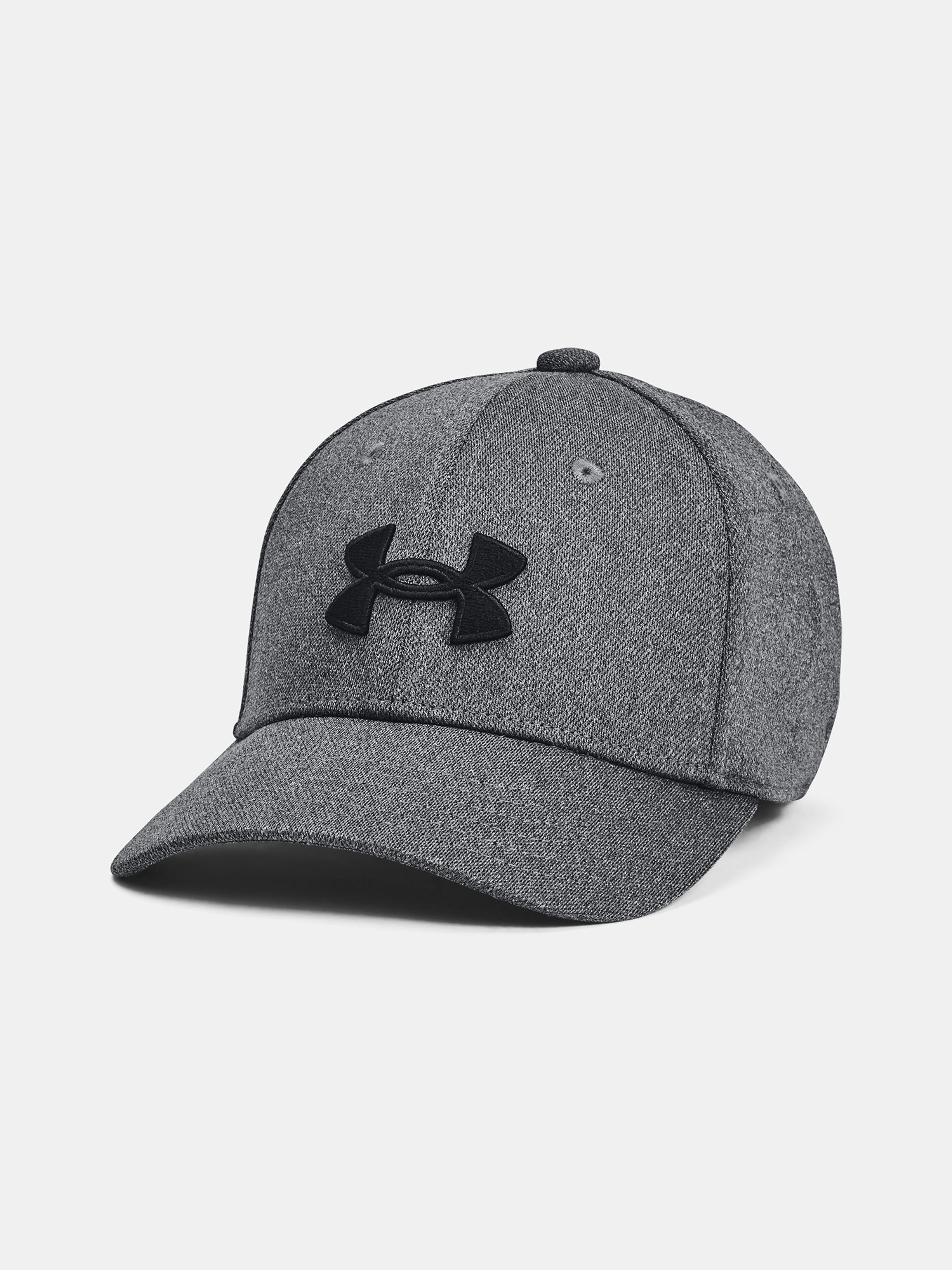 Juniorská kšiltovka Under Armour Blitzing Low, černá - čelní pohled