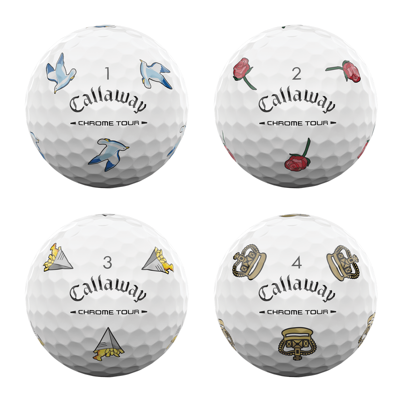 Callaway Chrome Tour July Major 2026 – detail designu pobřežního linksu