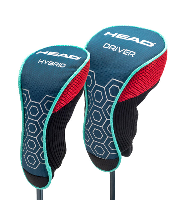 Dětský stand bag HEAD Junior – 4 kapsy, dvojitý ramenní popruh, pláštěnka