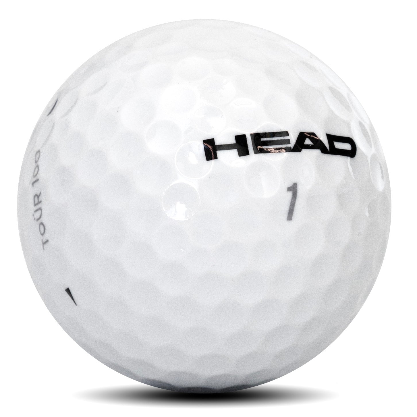 Detail vzoru dimplů golfového míčku HEAD TOUR 100