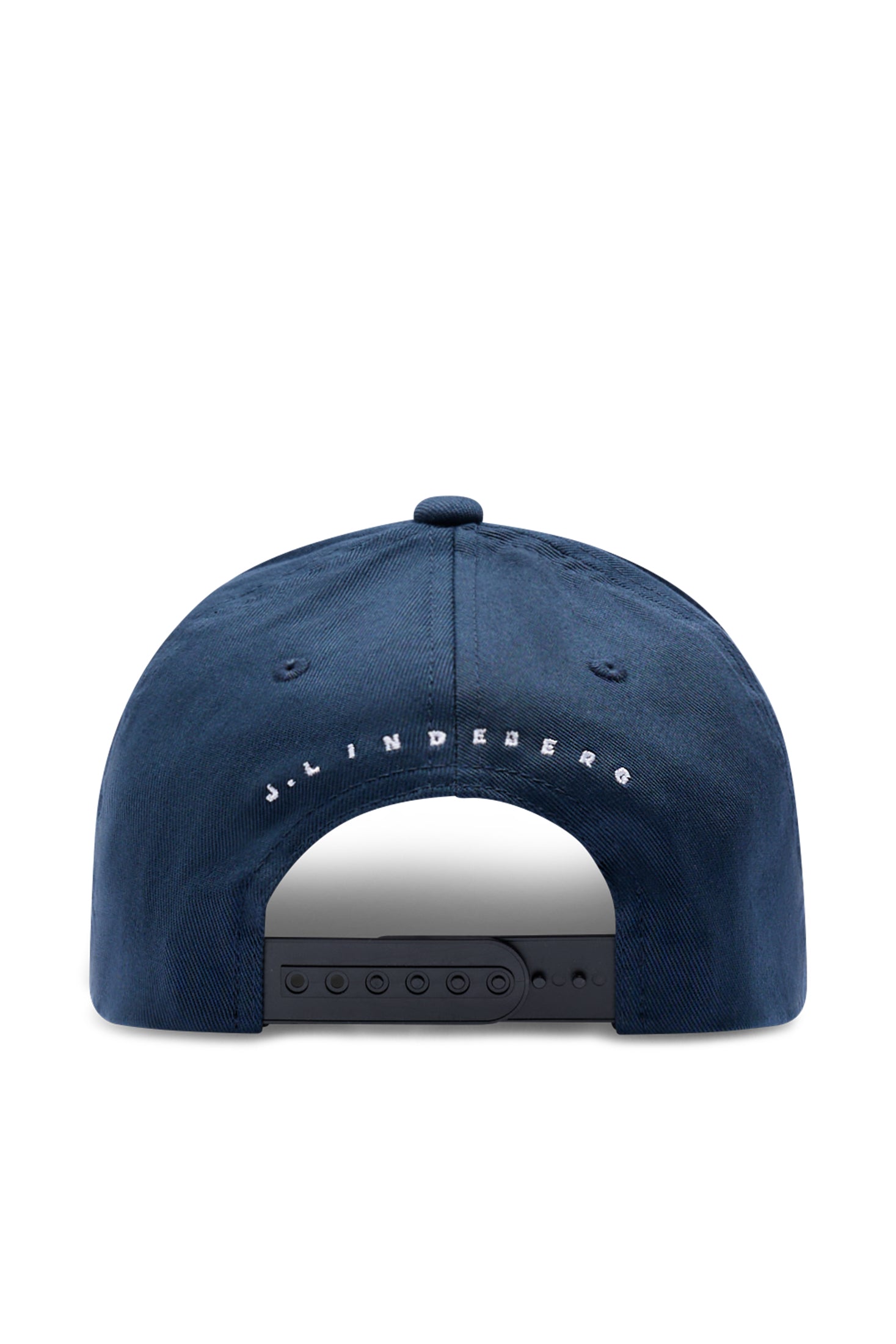 J.Lindeberg Heath Cap JL Navy – detail zadního nastavení a brandingu