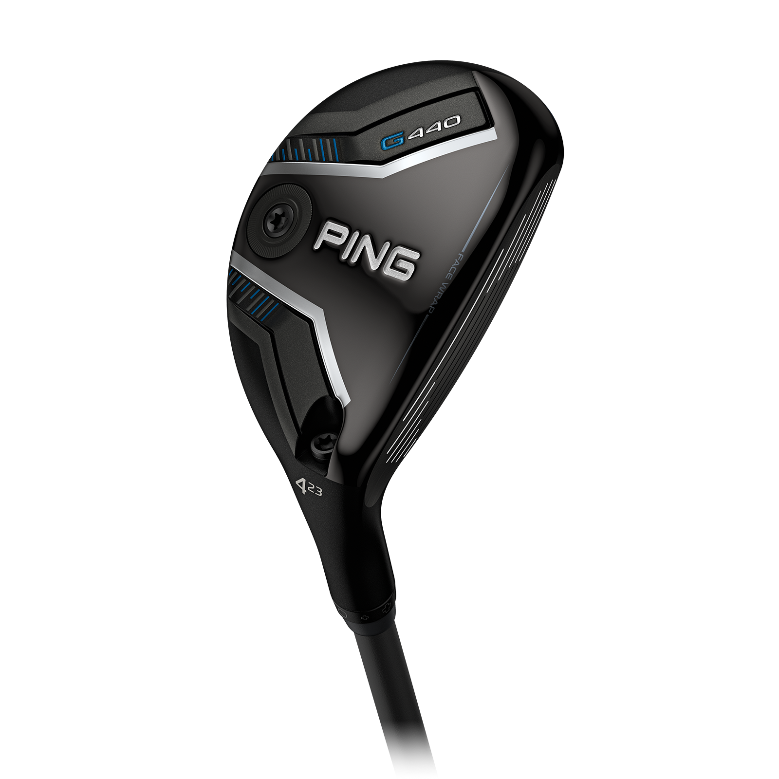Pohled na patku hybridu PING G440 ukazující vícemateriálovou konstrukci