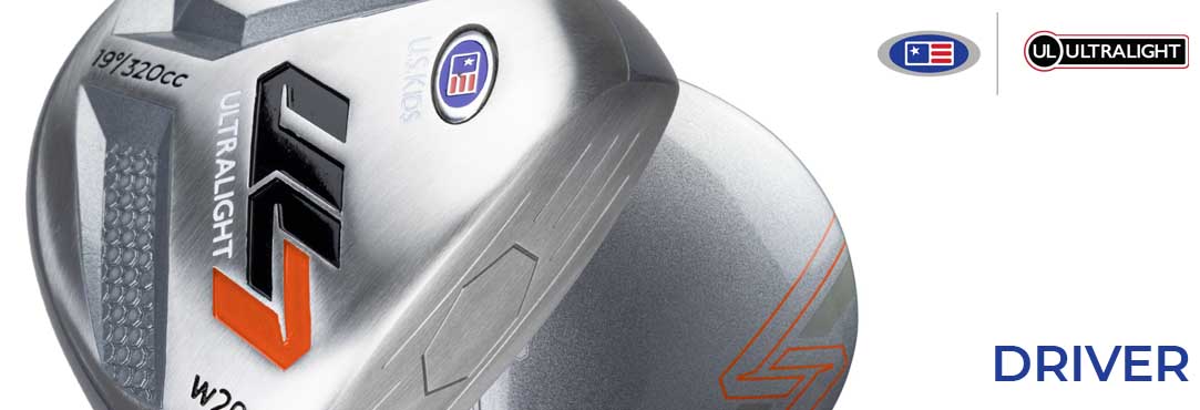 U.S. Kids Golf UL7-57 Driver W15 – levostranný juniorský driver – pohled na vlastnosti