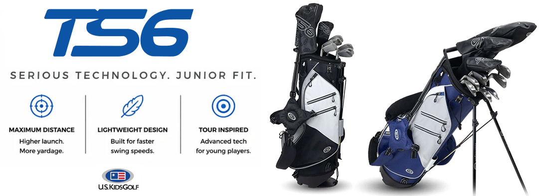 U.S. Kids Golf TS6 10-club stand set přehled