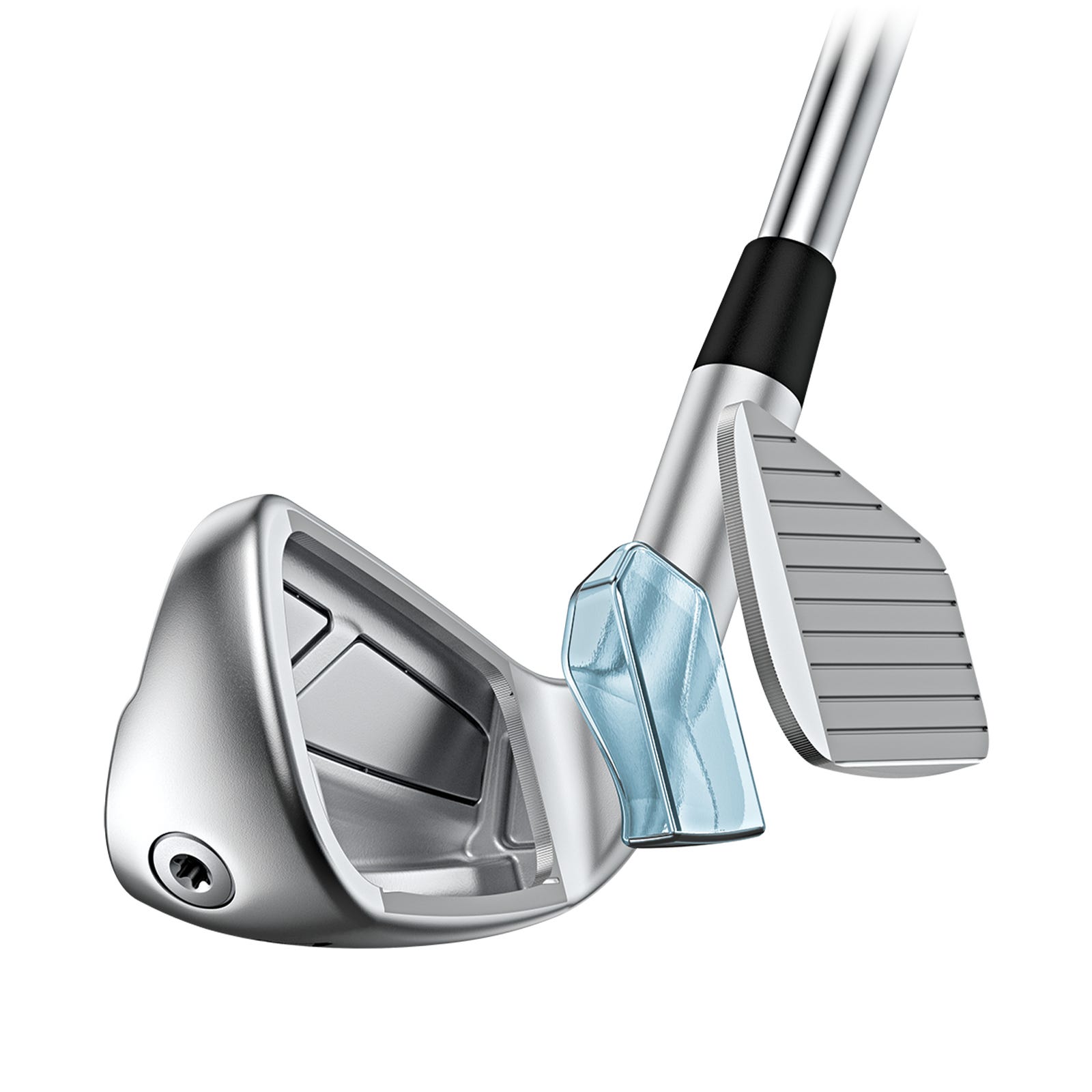 Exploded illustration of PING iDi driving iron showing internal construction