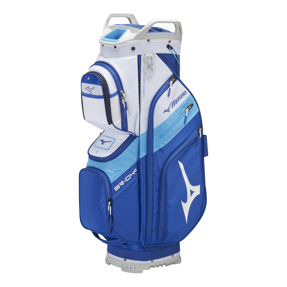 Mizuno BR-D4 Cart Bag Staff – celkový přehled bagu s kapsami