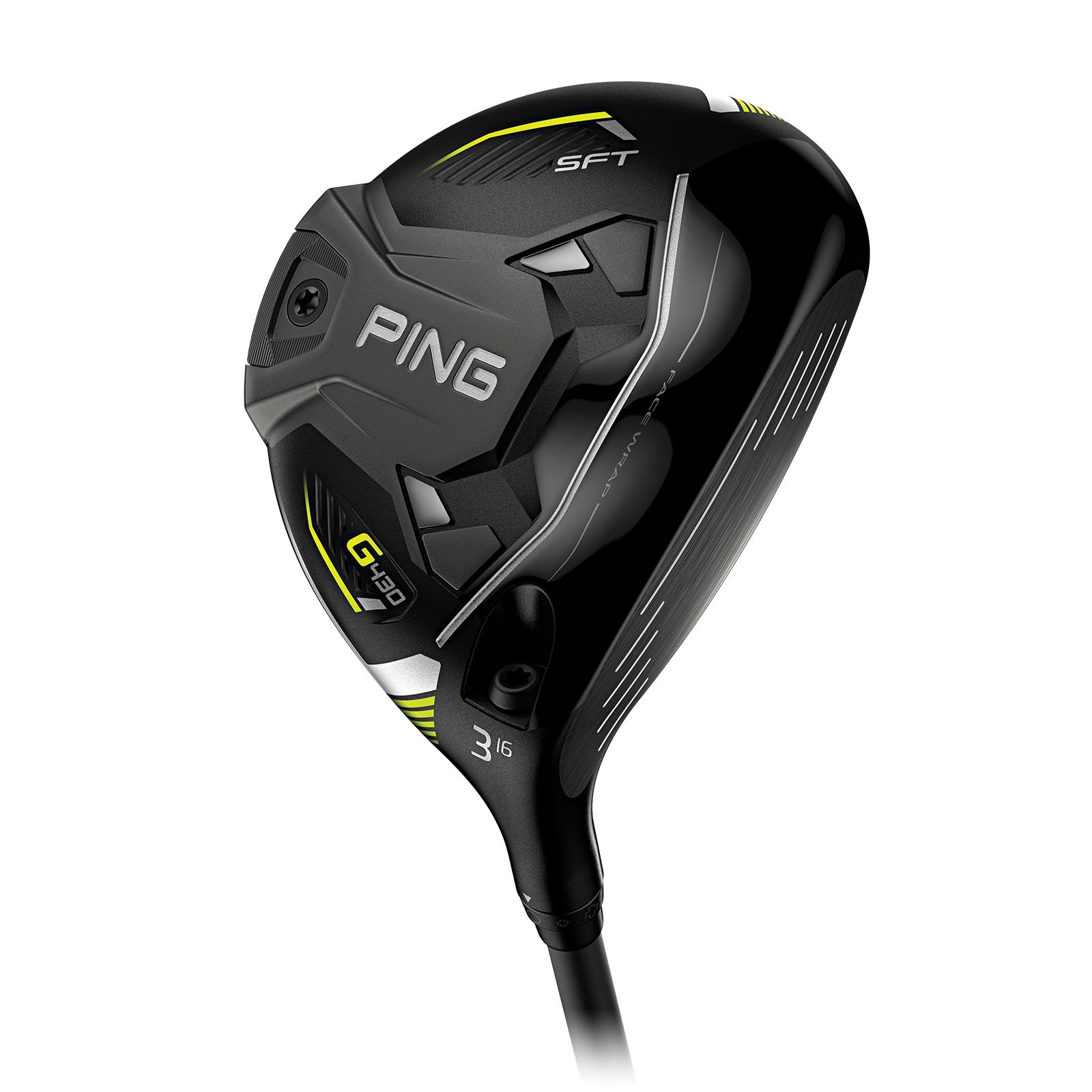 PING G440 SFT fairway wood sole showing Free Hosel low CG design
