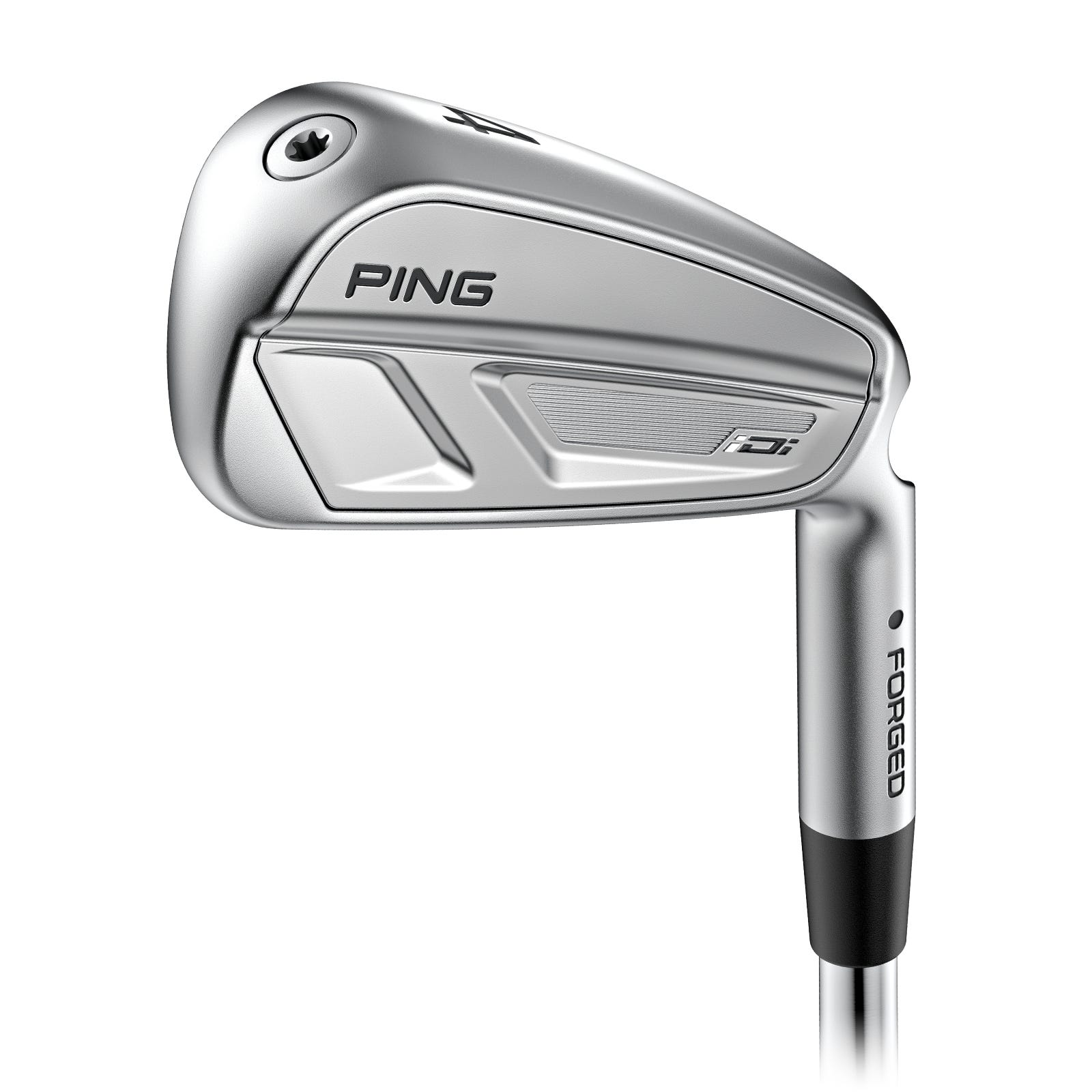 PING iDi crossover 4-iron cavity view showing sole and weight placement