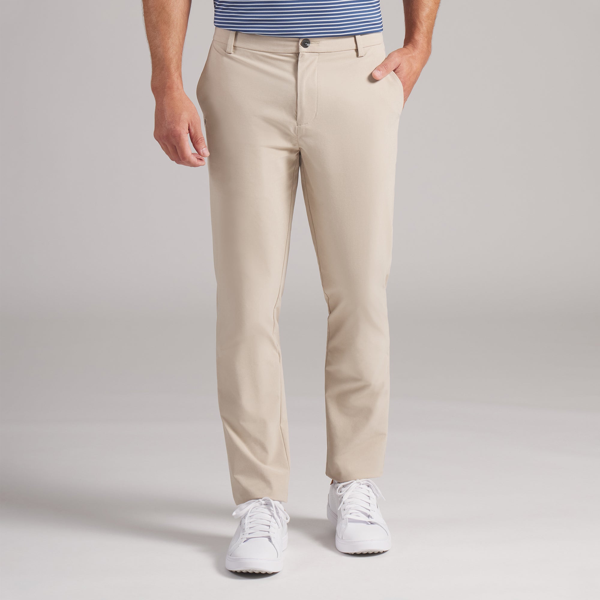 Puma 101 Avant Golf Pants Birch – front view on model