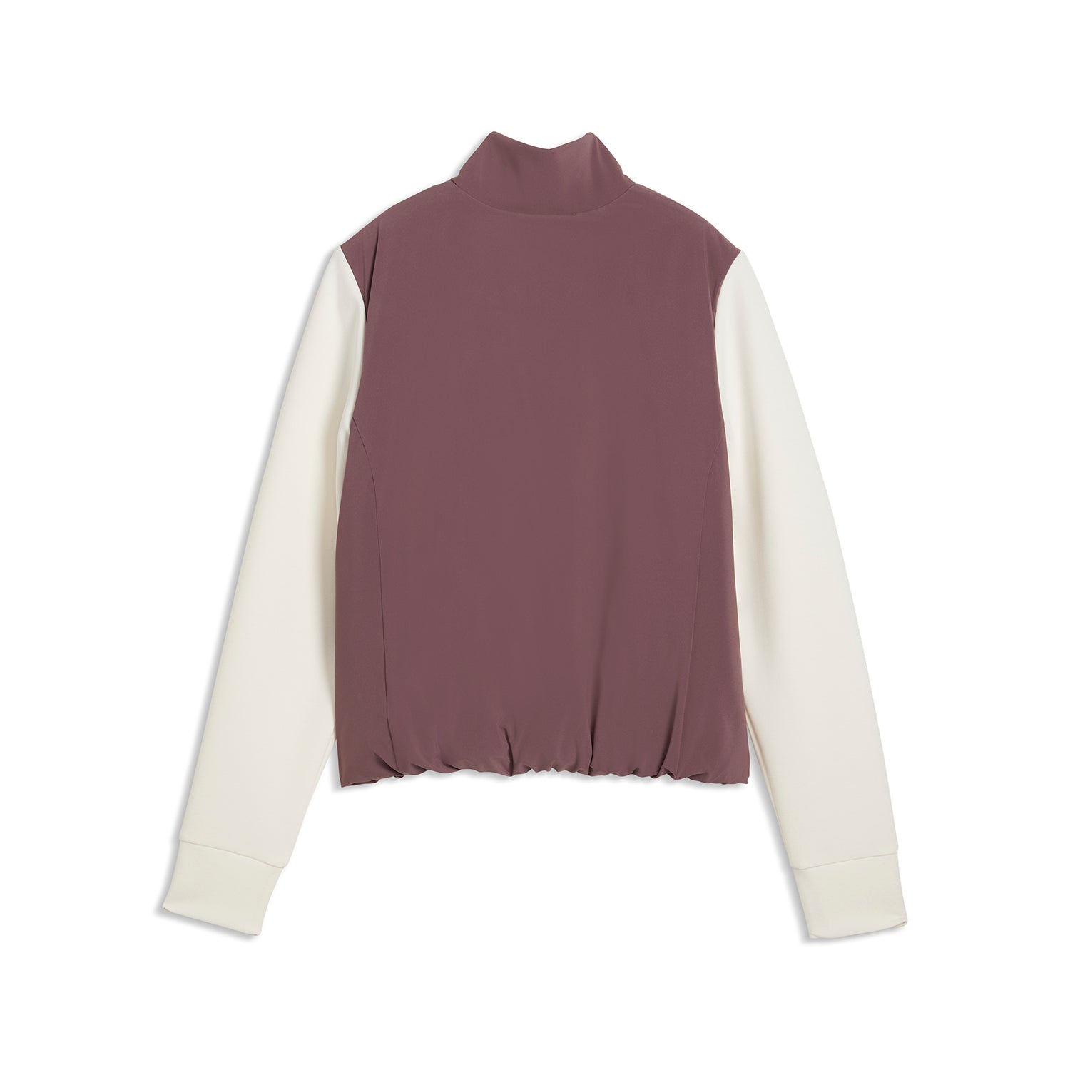Puma Cloudspun Fleece Hybrid Ladies Jacket Rich Cocoa back view