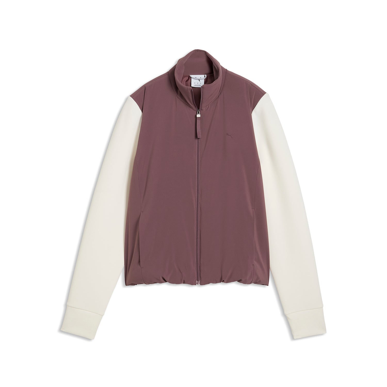 Puma Cloudspun Fleece Hybrid Ladies Jacket Rich Cocoa front view