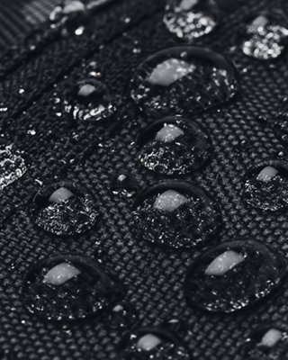 UA Storm water-repellent technology on the Undeniable 5.0 Small Duffle Bag