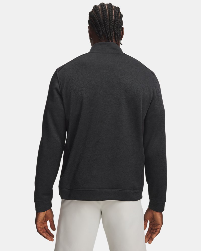 UA SweaterFleece Hybrid – zadní pohled, černá