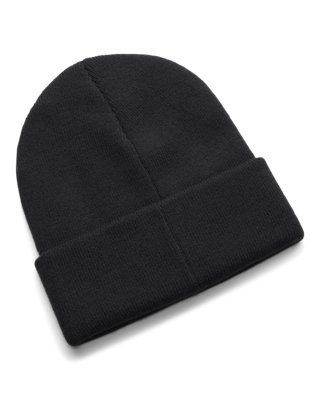 Zadní pohled na čepici Under Armour Halftime Cuff Beanie, černá