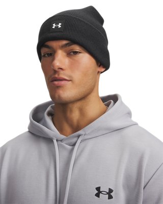 Životní styl pohled na čepici Under Armour Halftime Cuff Beanie, černá a bílá