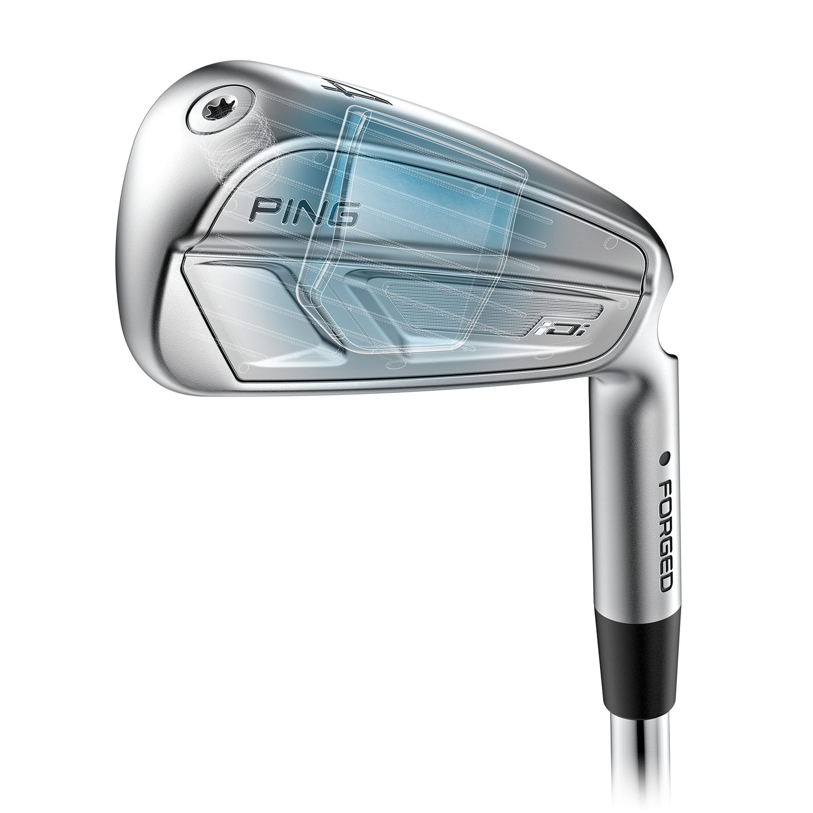 X-Ray illustration of PING iDi driving iron showing inR-Air pocket